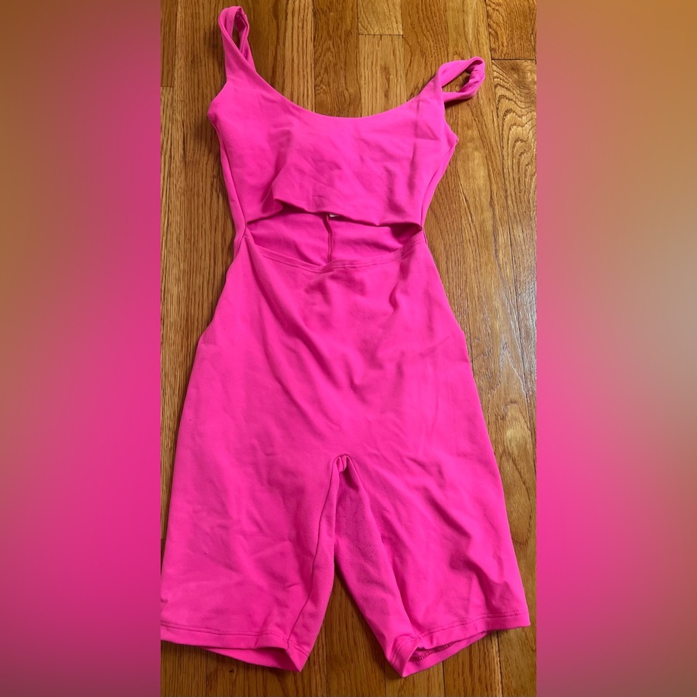 Gildan Pink Bodysuit One Piece Vibrant and Sleek